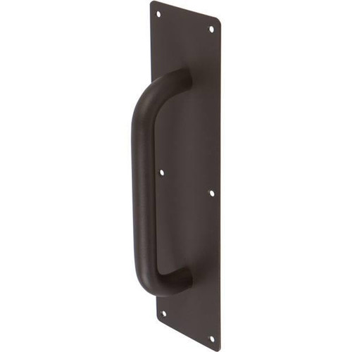 Delaney Hardware Barn Door Handle Orb, Round W/Plate