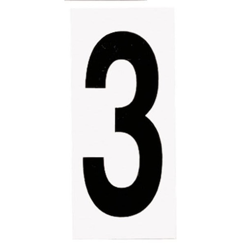 Progress Lighting Led Address Light White Address Numbers, "3" Package Of 10