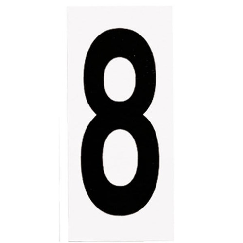 Progress Lighting Led Address Light White Address Numbers, "8" Package Of 10