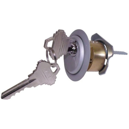 Strybuc Aluminum Rim Cylinder With Ring Plate And Screw Case Of 4