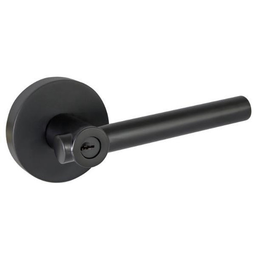 Design House 2-Way Adjustable Eastport Entry Lever In Matte Black