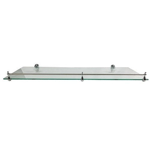 Abolos 8 In X 24in Infinity Glass Corner Floating Shelf