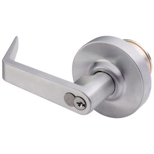Arrow Lock Night Latch Lever Trim (Satin Chrome)