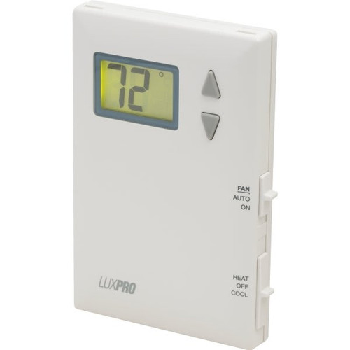 Lux 24 Volt Digital Heat/Cool Thermostat, 3-1/2w X 5"H