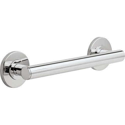 Delta 12 Inch Contemporary Decorative ADA Grab Bar In Chrome