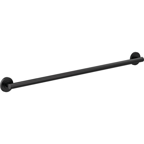 Delta Pivotal 42 Inch Contemporary Decorative ADA Grab Bar In Matte Black