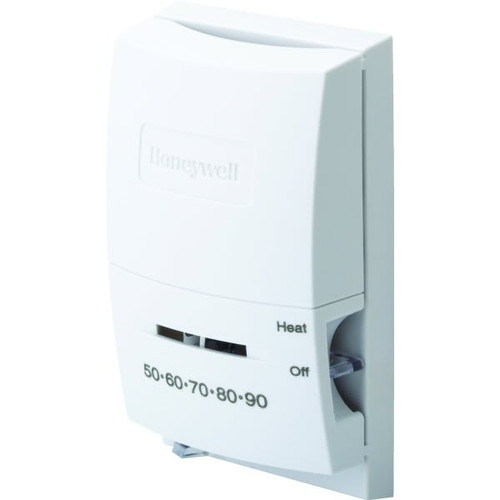 Honeywell 24 Volt Snap Action Heat Only Thermostat, 2-7/8w X 4-3/4"H