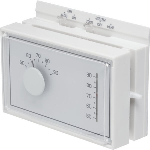 White-Rodgers 24 Volt Snap Action Heat/Cool Thermostat, 4-1/2w X 3-1/4"H