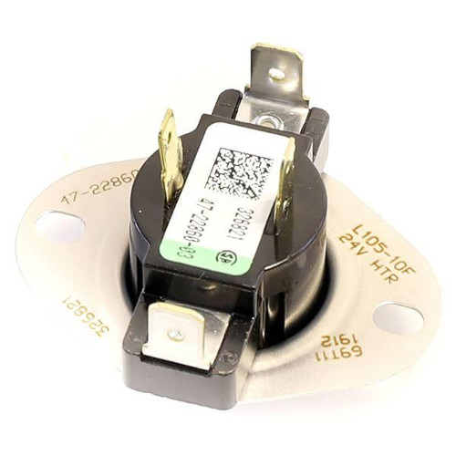 Rheem Limit Switch, 105f Open, 95f Close, Spst, Normally Closed, Auto Reset