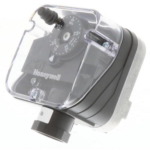 Honeywell Gas Pressure Switch, Break On Rise, Manual Reset, 1/4 Npt, 12-60" Wc
