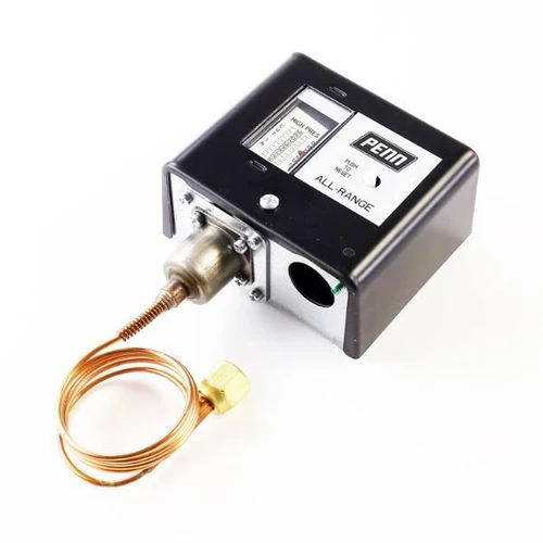 Johnson Controls High Pressure Control, Open High, 36" Capillary, 50-500 Psi