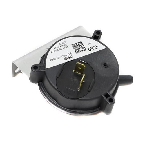 York Pressure Control Switch, Spno, Close-On Fall, -0.50" Wc