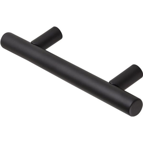 Seasons 3 In. Center-To-Center 5 In. Length T-Bar Matte Black Drawer Pull, 10-Pack
