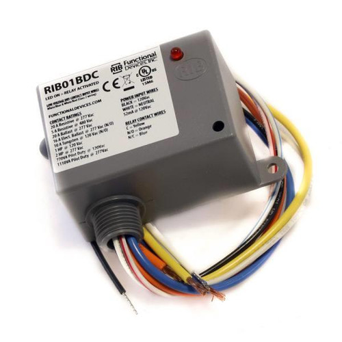 Functional Devices 120v 20a Spdt Dry Contact Rely