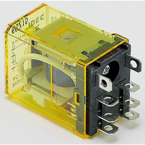 Idec Relays Electrical, Dpdt 110-120 Vac 10amp Relay With Blade Terminals