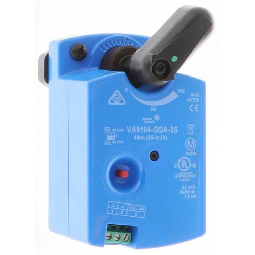 Johnson Controls 24v, 0-10,2-10vdc Proportional, 35# Non-Spring Return Actuator