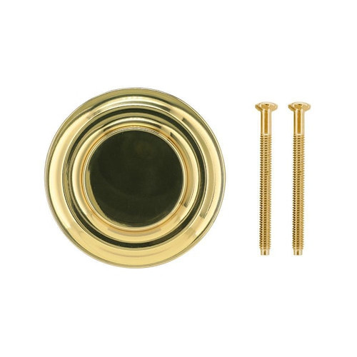 Shield Security Deadbolt Cover Plate (Bright Brass)