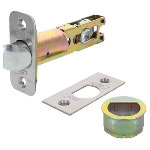 Shield Security 6-Way Privacy/Passage Door Latch (Satin Chrome)