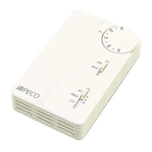 Peco Controls 3 Speed Vertical Hvac Thermostat