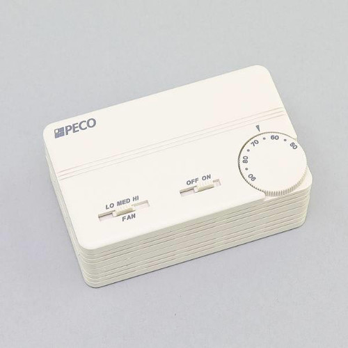Peco Controls 3 Speed Wire Leads Electric Hvac Thermostat