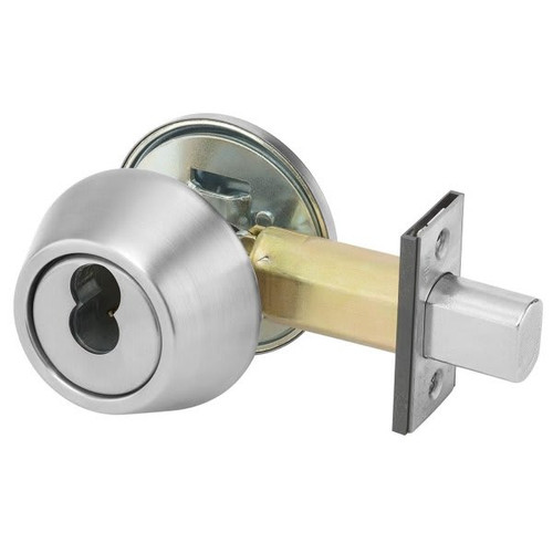 Accentra Classroom Function Deadbolt, Cylinder By Cylinder Less Cylinder