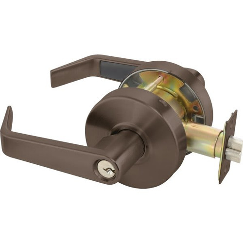 Accentra Storeroom Function Cylindrical Lockset Grade 2 Satin Bronze