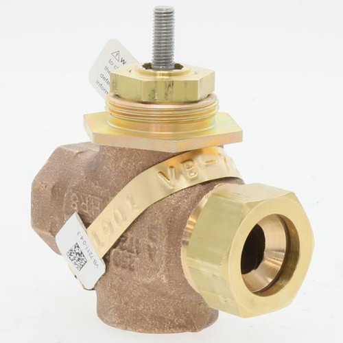 Schneider Valve Globe 1/2" Npt X Union 2.2 Cv Two-Way Bronze Body Stem Up Open