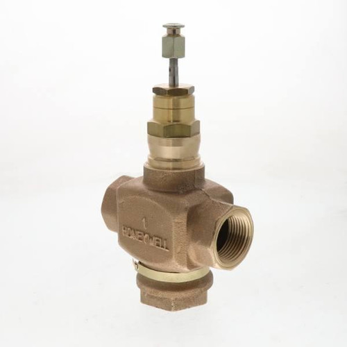 Honeywell Valve Globe 2 Way 2" Npt 46.8 Cv Linear Flow Red Brass Body