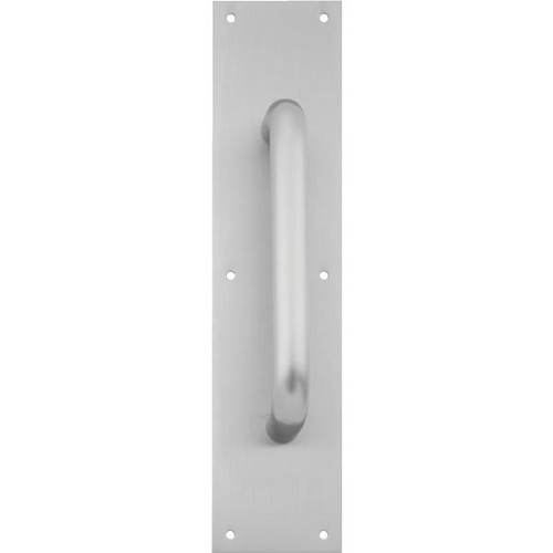 Ives Satin Stainless Steel 8" Ctc 1" Dia Pull Plate 15 X 3.5"