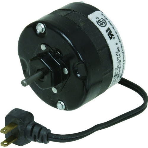 Enclosed Clockwise Exhaust Fan Motor, 120 Volt, .60 Amp, 1,550 Rpm