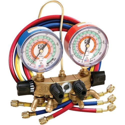 Jb Industries Revolver Ball Valve Manifold 22, 404, 410a Hose