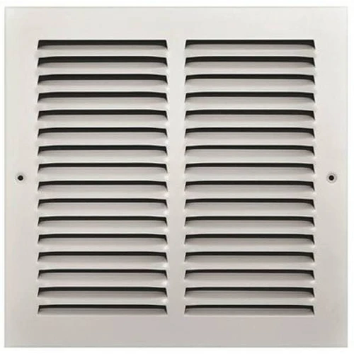 Truaire 10 In X 10 In White Stamped Return Air Grille