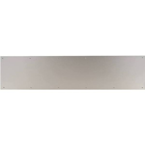 Don-Jo Satin Nickel Aluminum Door Kick Plate, 8" X 34"