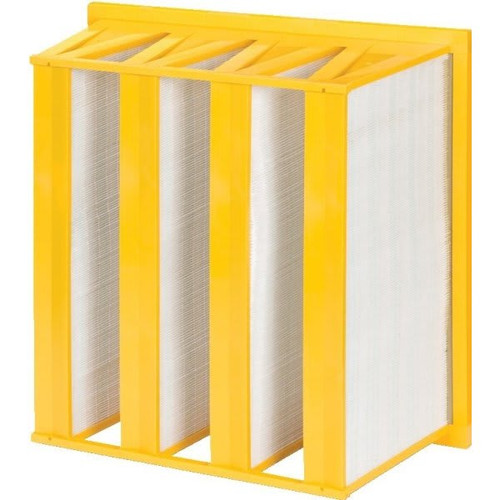 24x24x12 4v-Bank Mini Pleat Air Filter Without Gasket Merv 14 Box Of 1