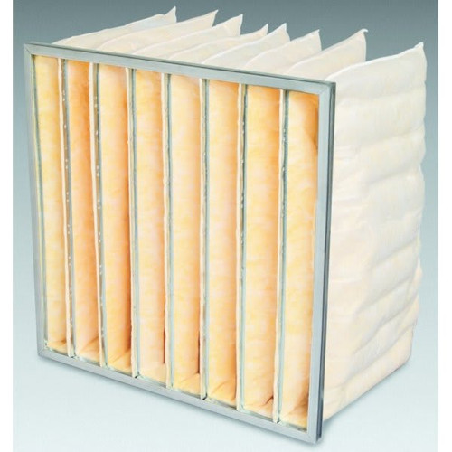 20x20x22 Pocket 40 To 45% Air Filter Merv 8 Fiberglass Box Of 4
