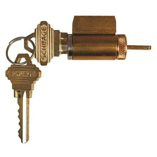 Schlage Everest Multi-Tailpiece Replacement L Cylinder C123 Keyway, Satin Chrome