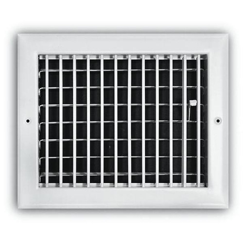 Truaire 10 In X 8 In Steel Adjustable 1-Way Wall/Ceiling Register