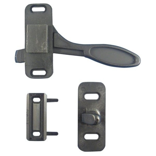 Strybuc 4.4 X 1.25 In Screen Strom Door Latch (4-Pack) (Black)