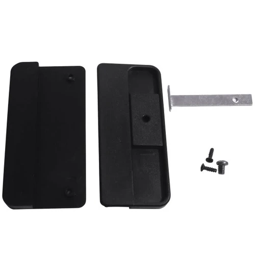 Strybuc 4.03 In Plastic Patio Screen Door Latch Set (15-Pack) (Black)