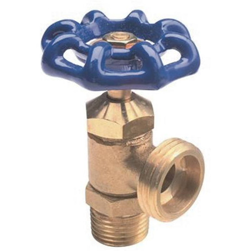 Watts Boiler Drain, 3/4", Lead Free Brass