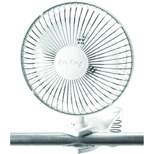 Air King Clip On 2-Speed Commercial Grade Desk Fan, 6",  Adjustable Head