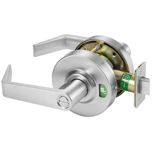 Accentra Cylindrical Lock With Indicator Status, Satin Chrome