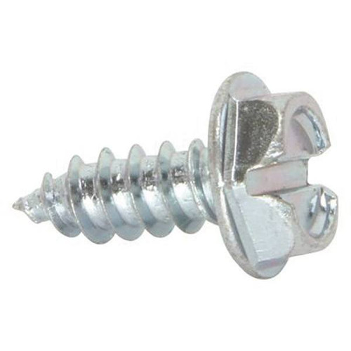Lindstrom #10 X 1-1/2 " Slotted Hex Head Sheet Metal Screws, Package Of 100