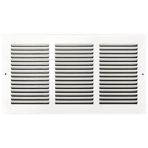 Truaire 16" X 8" White Stamped Return Air Grille