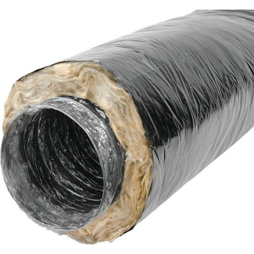 Mueller Streamline 8 X 25 R6 Metalized Flex Duct, Gray Jacket