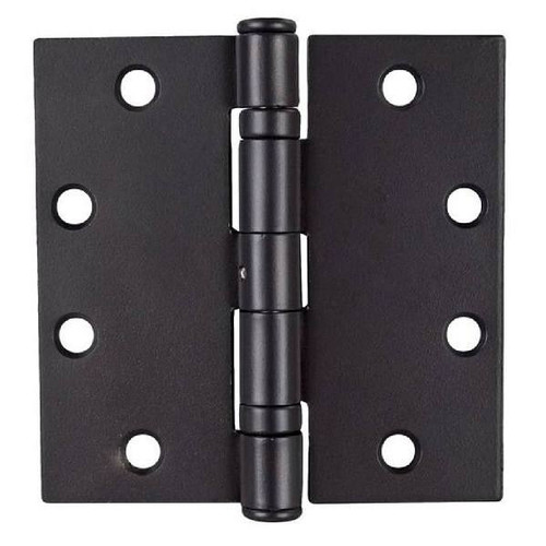 Global Door Controls 4.5" X 4.5" Matte Black Nrp Commerical Ball Bearing Hinge