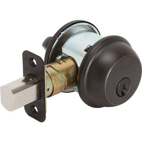 Schlage Deadbolt, Aged Bronze