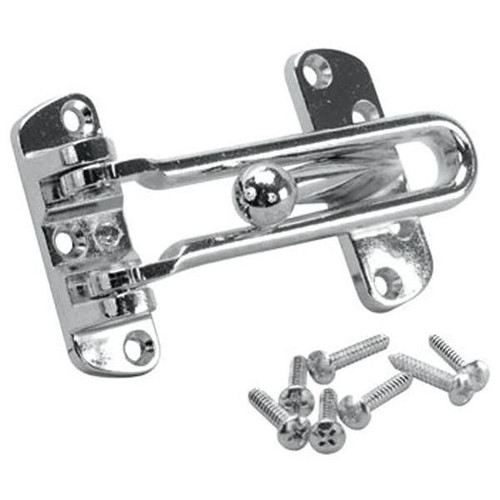 Anvil Mark Security Door Guard, Chrome Plated