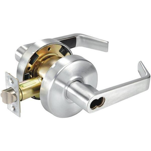 Yale Cylindrical Sfic Prep Less Cylinder Storeroom Handleset (Satin Chrome)