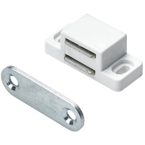 Everbilt .4 Lb. Magnetic Catch (White)